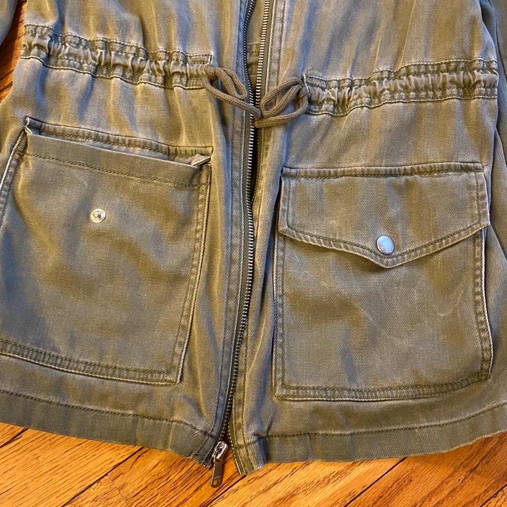 Express Olive Utility Jacket - Picture 3 of 3